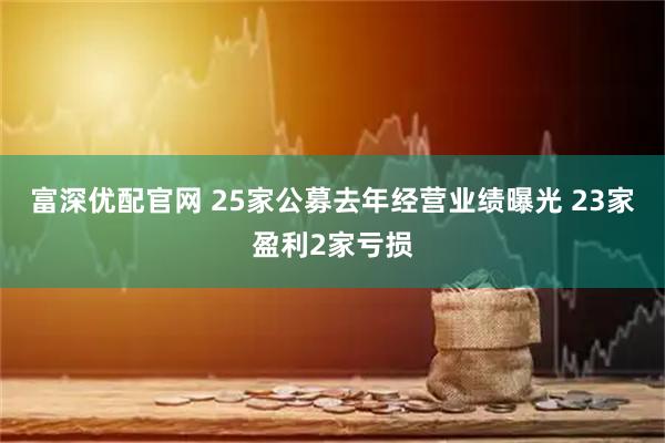 富深优配官网 25家公募去年经营业绩曝光 23家盈利2家亏损
